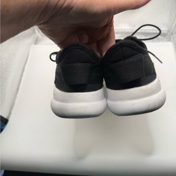 Adidas Shoes Womens 8.5 Cloudfoam Pure Running Sneakers Blk Lace Up ART CG 5762 - Picture 5 of 7